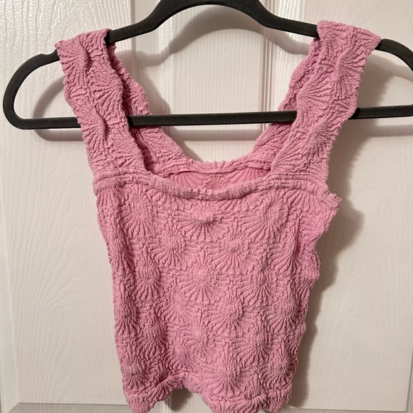 COPY - Love Letter Cropped Cami Tank Top FREE PEOPLE XS/S used once - Picture 4 of 5